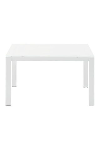 Table extensible à roulettes en verre Baron - 110/155 x 70 x H 75/67 cm