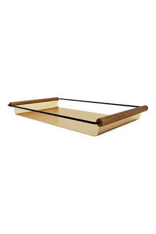 Plateau de service en bois de frêne Apollo - 45 x 4,5 x 25 cm