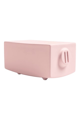 Vide-poche en céramique Teo doro - 21,5 x 12,5 x 10,7 cm - Rose poudré
