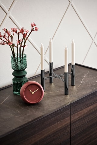 Bougeoir - 19 cm - Noir