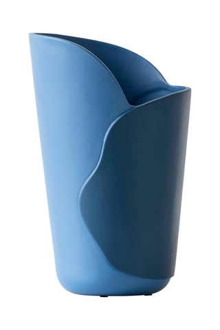 Vase en céramique Roche - 31 cm - Bleu cobalt