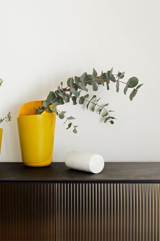 Vase en céramique Roche - 31 cm - Jaune