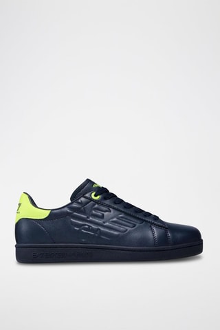 Sneakers en cuir Bleu marine