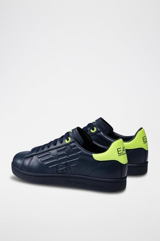 Sneakers en cuir Bleu marine