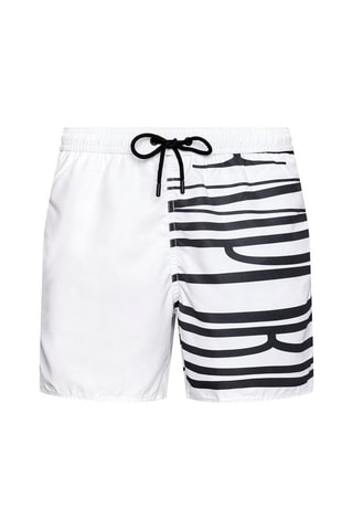 Short de bain Blanc et noir