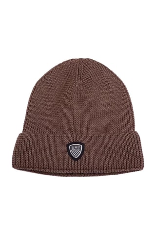 Bonnet en laine - Marron