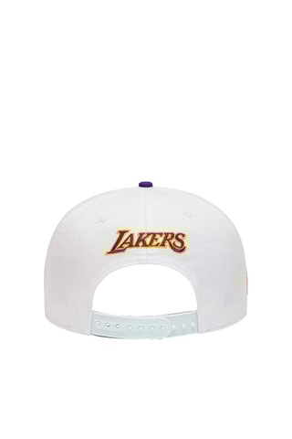 Casquette White Crown Patches 9 Fifty Loslak - Blanc et violet