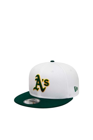 Casquette White Crown Patches 9 Fifty Oakath - Blanc et vert