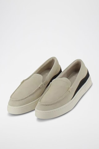 Mocassins en cuir - Beige