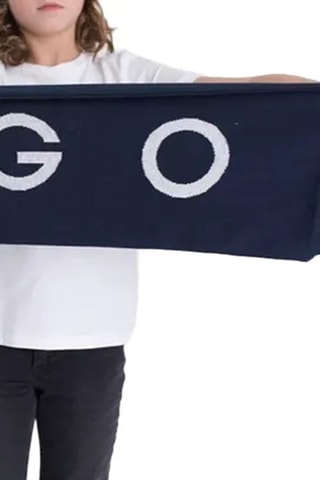 Echarpe - Bleu marine et blanc