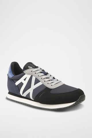 Sneakers - Bleu marine et noir