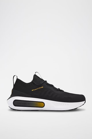 Baskets en cuir Under Armour Phantom 4 - Noir et jaune
