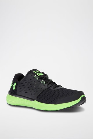 Sneakers Charged Rebel - Noir et vert citron
