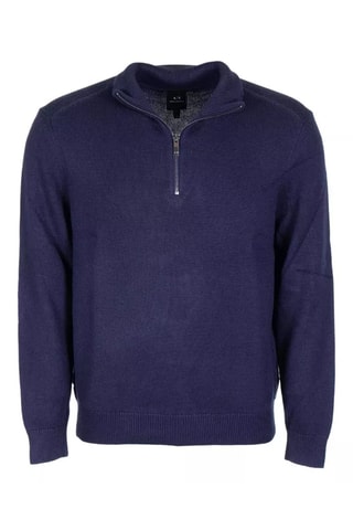 Pull en laine - Bleu marine