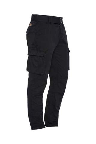 Pantalon cargo Army Ceinture - Noir