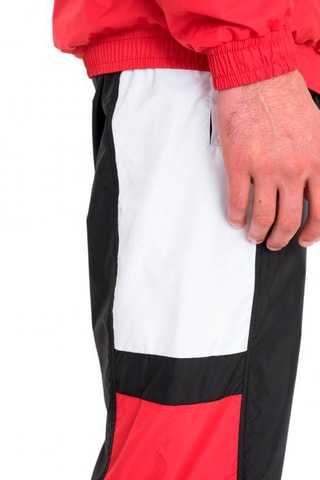 Pantalon de survêtement Colour Block Track - Noir et rouge