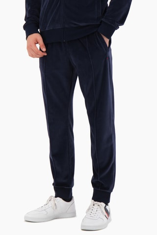 Jogging en velours Bleu marine