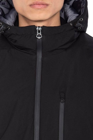 Parka longue à capuche Fargo - Noir