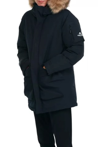 Parka à capuche Dream - Bleu marine et blanc