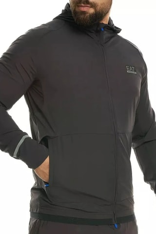 Veste de survêtement à capuche - Noir