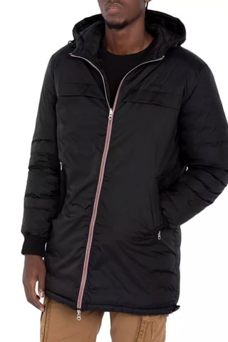 Veste longue réversible - Noir