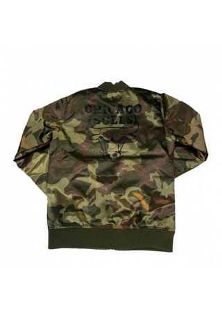 Bomber Bng Sateen Chicago Bulls - Vert et marron