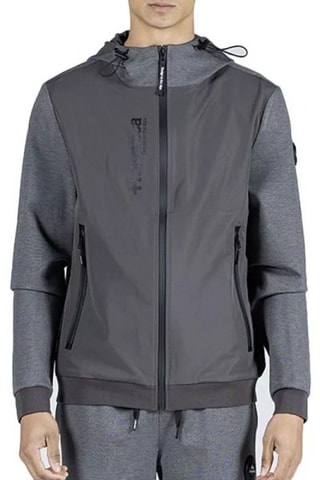 Veste de survêtement à capuche Beta - Gris