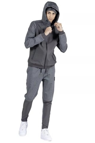 Veste de survêtement à capuche Beta - Gris