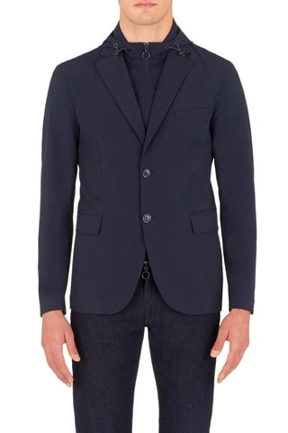 Veste trompe-l'oeil Bleu marine