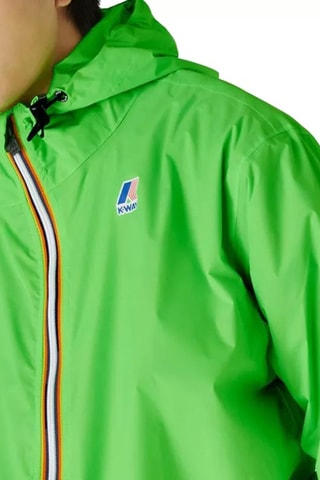 Coupe-vent à capuche Le Vrai 3.0 Claude - Vert fluo