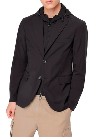 Veste trompe-l'oeil Noir