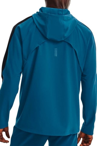 Coupe-vent à capuche Outrun Storm - Bleu