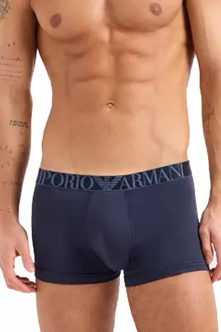 3 boxers en coton biologique - Rouge