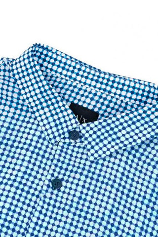 Chemise - Bleu clair et blanc