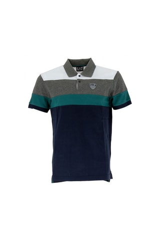 Polo - Bleu marine et vert