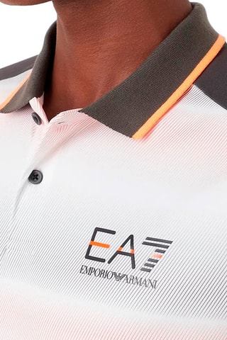 Polo - Blanc et marron