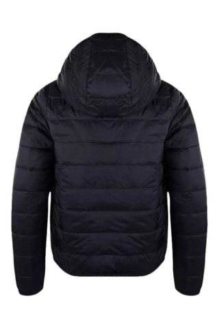 Doudoune réversible à capuche - Noir et vert fluo