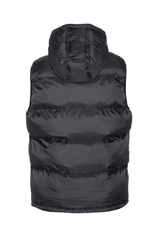 Doudoune sans manches à capuche - Noir