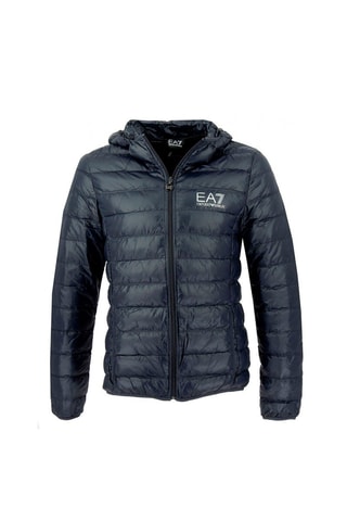 Doudoune à capuche Bleu marine