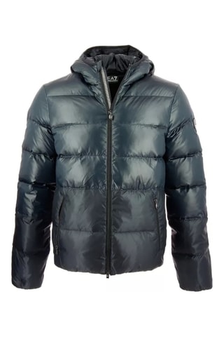 Doudoune à capuche Gris foncé