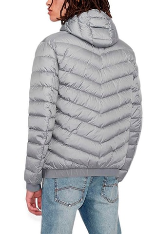 Doudoune à capuche Gris