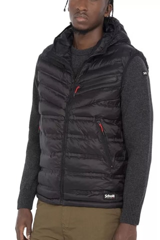 Doudoune à manches courtes - Noir