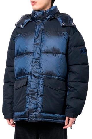 Doudoune à capuche - Bleu marine