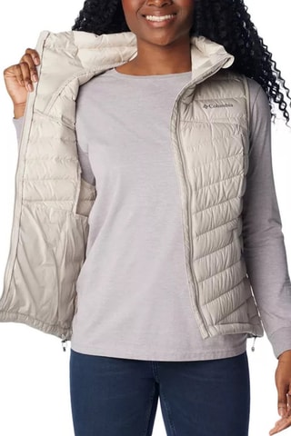 Doudoune sans manches - Beige