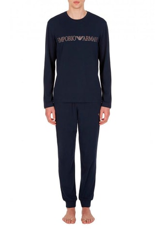 Pyjama - Bleu marine et rouge