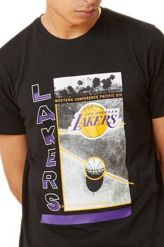T-shirt Los Angles Lakers - Noir