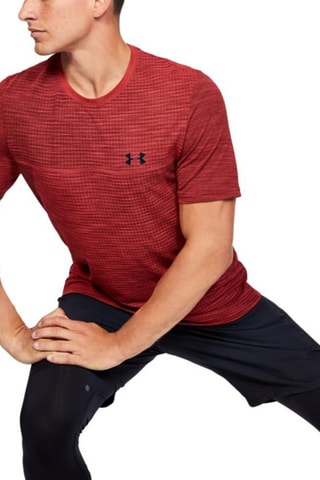 T-shirt Vanish Seamless Ss Nov  Rouge