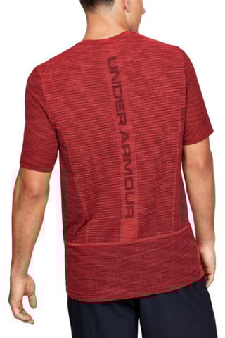 T-shirt Vanish Seamless Ss Nov  Rouge