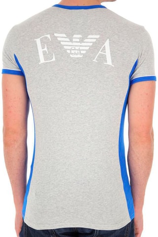 T-shirt Gris et bleu