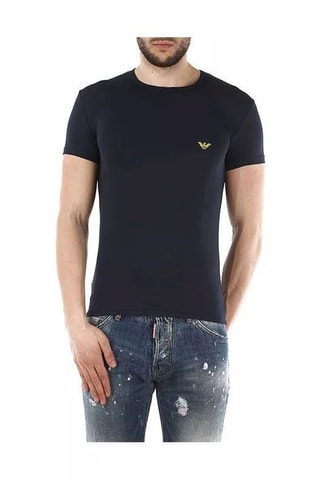 T-shirt slim - Bleu marine